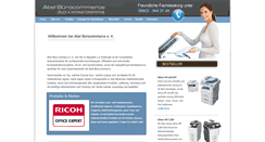 Desktop Screenshot of abel-buerocommerce.de